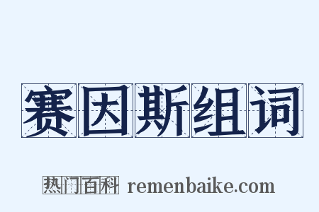 赛因斯组词是什么意思的图片